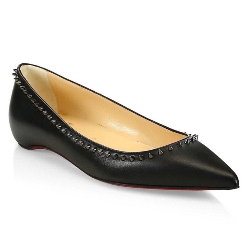 Christian Louboutin Anjalina leather spike flats
RETAIL 695